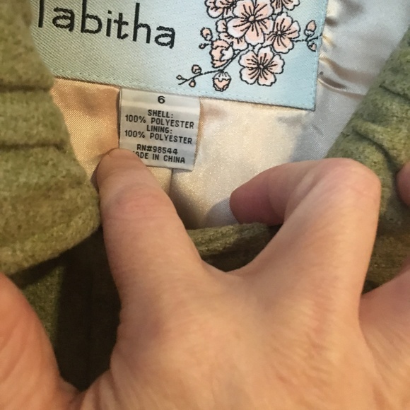 Anthropologie Tabitha Lime Green 3/4 Sleeve Blazer - Picture 2 of 7